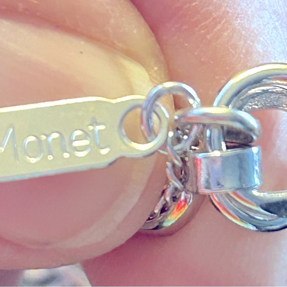 Vintage Monet heart bracelet